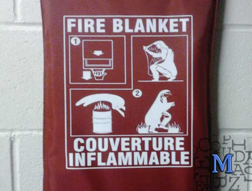 couverture inflammable